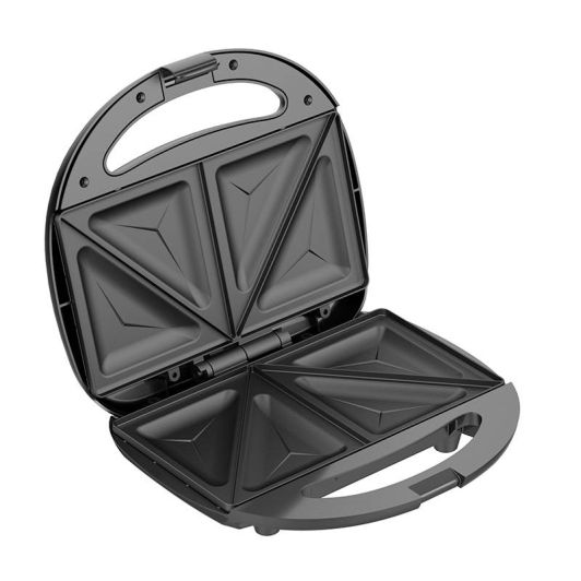 High One Sandwichera 750W Negro Para Sándwiches De Cocina