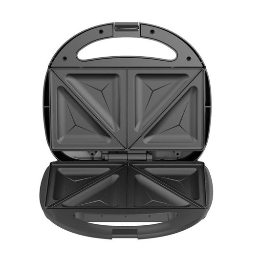 High One Sandwichera 750W Negro Para Sándwiches De Cocina