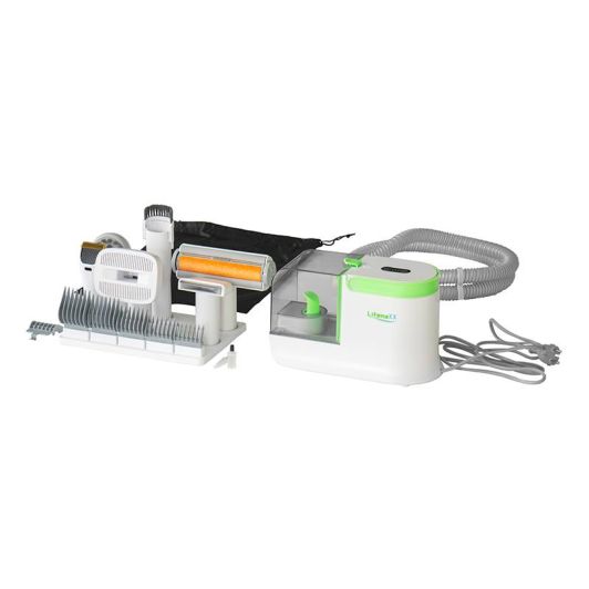 Kit de Peluquería Mascotas LIFENAXX 350W Aspiración 3 niveles succión 75dB Contenedor 1,5L