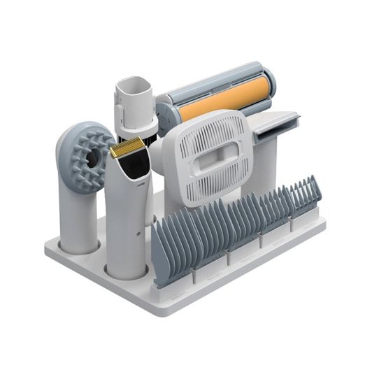 Kit de Peluquería Mascotas LIFENAXX 350W Aspiración 3 niveles succión 75dB Contenedor 1,5L