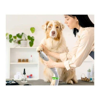 Kit de Peluquería Mascotas LIFENAXX 350W Aspiración 3 niveles succión 75dB Contenedor 1,5L