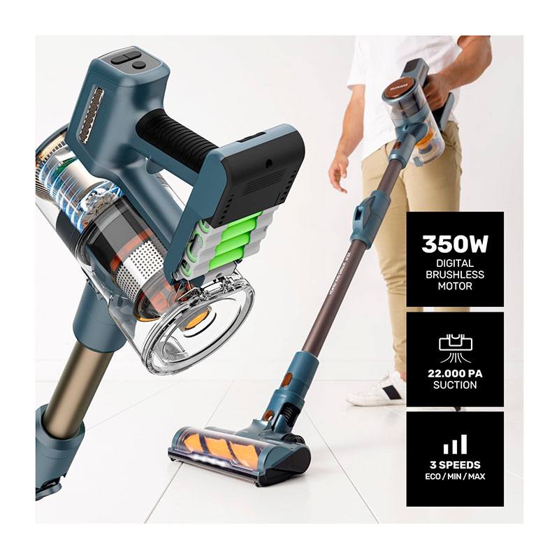 Aspiradora Escoba 350W 22KPA TAURUS HOMELAND DIGITAL ANIMAL FLEX