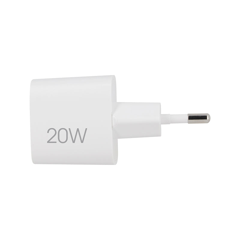 EDENWOOD Cargador de Pared 20W USB‑C y 18W USB‑A Blanco
