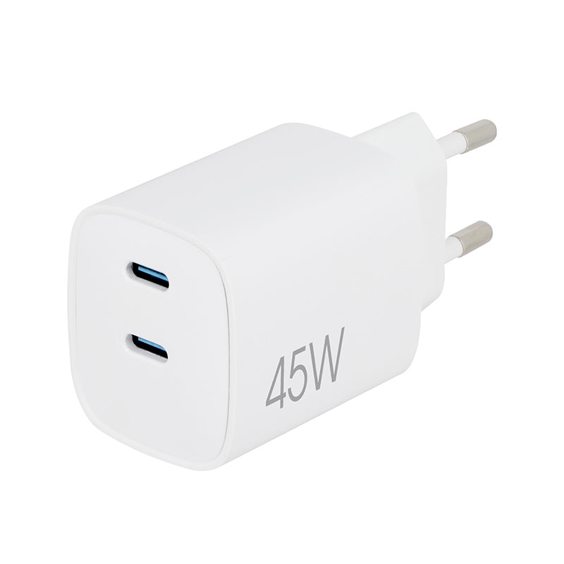 EDENWOOD Adaptador Cargador 45W 2 USB‑C Para Dispositivos