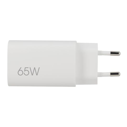 Adaptador EDENWOOD 65W 1 USB‑A 2 USB‑C Blanco