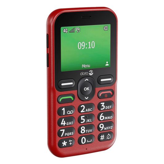DORO LevaE10s Móvil Senior Rojo 2,4" TFT 4G