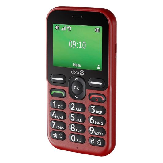 DORO LevaE10s Móvil Senior Rojo 2,4" TFT 4G