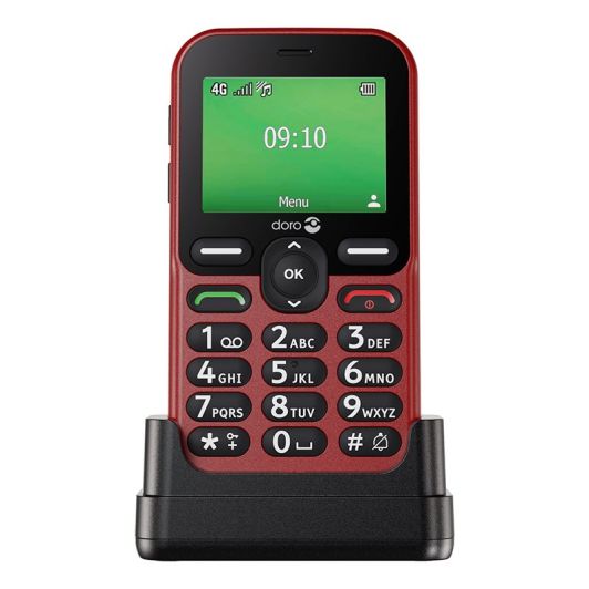 DORO LevaE10s Móvil Senior Rojo 2,4" TFT 4G