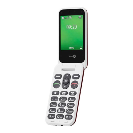 DORO Leva 22S Teléfono Móvil Senior Rojo con Tapa