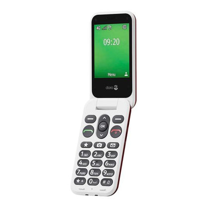 DORO Leva 22S Teléfono Móvil Senior Rojo con Tapa