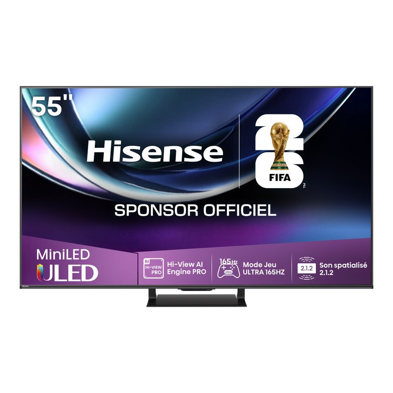 Hisense 55U7Q Pro TV Mini LED 55\" 165Hz