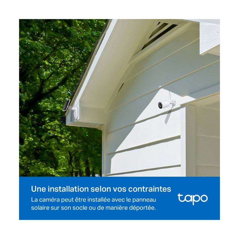 TAPO TC82 Kit Cámara Vigilancia 3MP 2K + Panel Solar