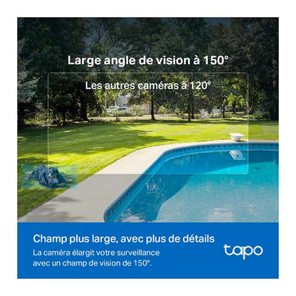 TAPO TC82 Kit Cámara Vigilancia 3MP 2K + Panel Solar