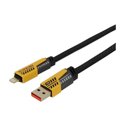 SEDEA Cable USB‑A/USB‑C a USB‑C/Lightning 1.20 m Negro Carga