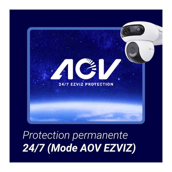 EZVIZ Pack HB90+PS 8W+MSD Cámara de Seguridad 2K