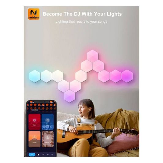 NEOLIUM Panel LED X8 Colores Cambiantes