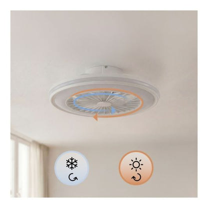 INNOVAGOODS V0104044 Ventilador de Techo Luz RGB Blanco