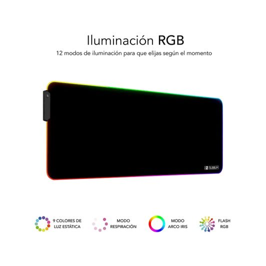 SUBBLIM XL LED RGB Alfombrilla de Ratón 800×300×4 mm