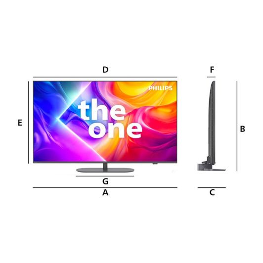 Philips 55PUS9000 Televisor QLED Ambilight 55" 4K UHD 144Hz