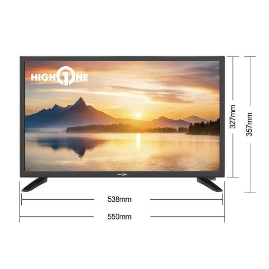 HIGH ONE Televisor 24" HI2423HD-MM HD Ready con HDMI USB