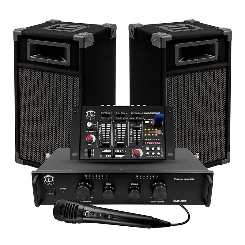 BM SONIC DJ 300 Altavoz Amplificado 300W con Bluetooth