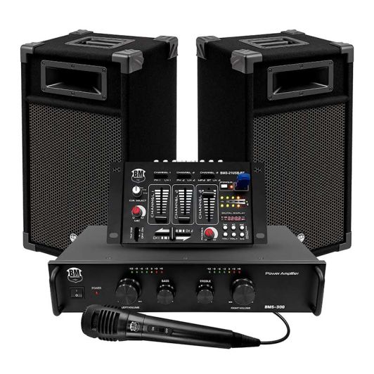 BM SONIC DJ 300 Altavoz Amplificado 300W con Bluetooth