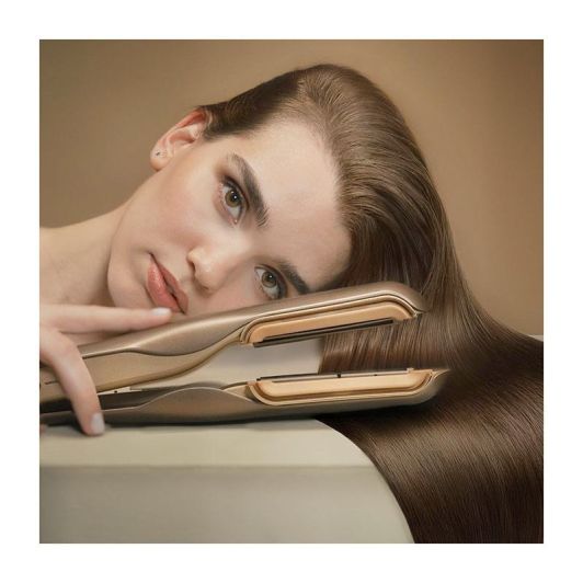 Cecotec AirLisse 2in1 ForceDry Plancha de Pelo con Aire Negro