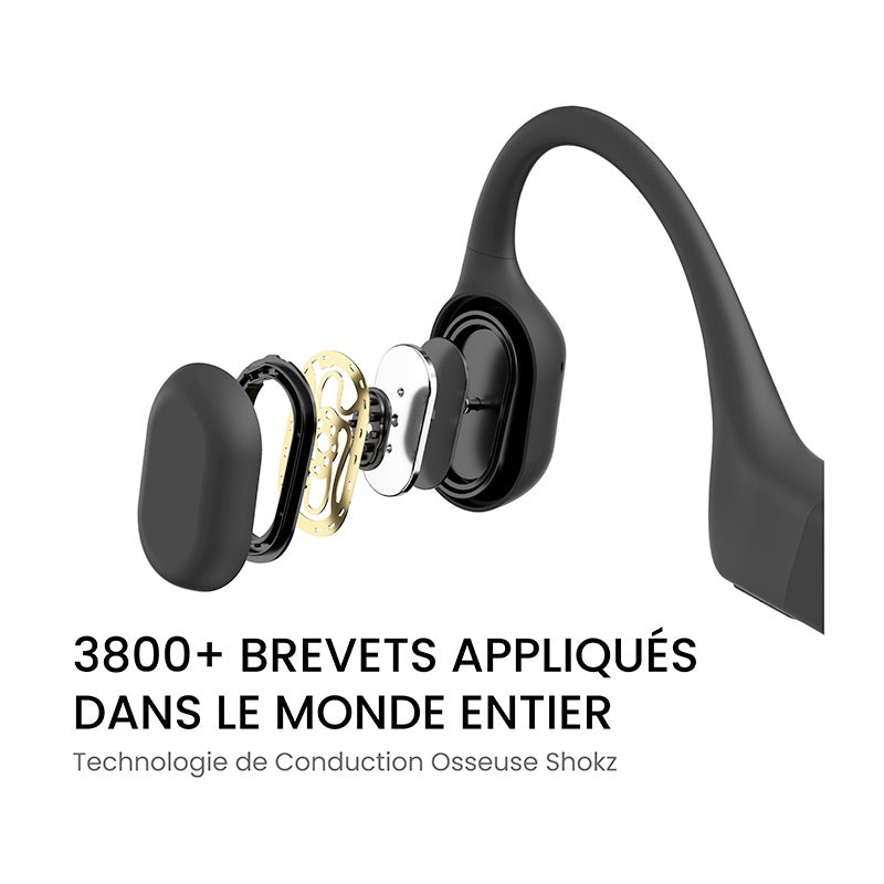 SHOKZ OPENRUN Auriculares Bluetooth Sin Cables Negro