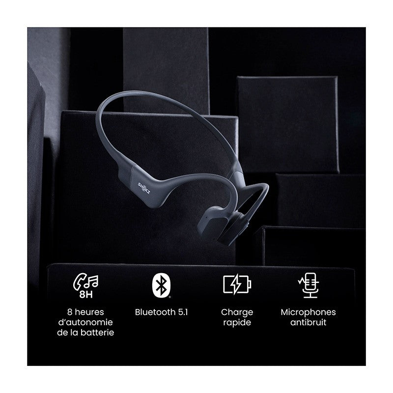 SHOKZ OPENRUN Auriculares Bluetooth Sin Cables Negro