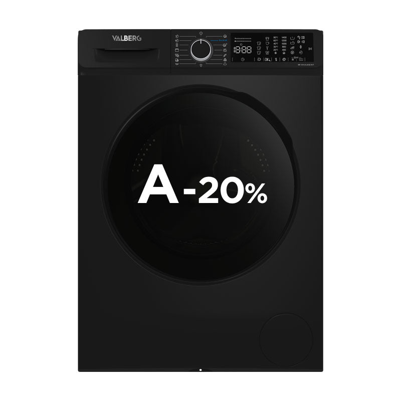 VALBERG WF 1014 Lavadora Vapor 10kg 1400rpm Negra