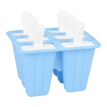 Molde para Polos/Paletas de Hielo 6 Unidades