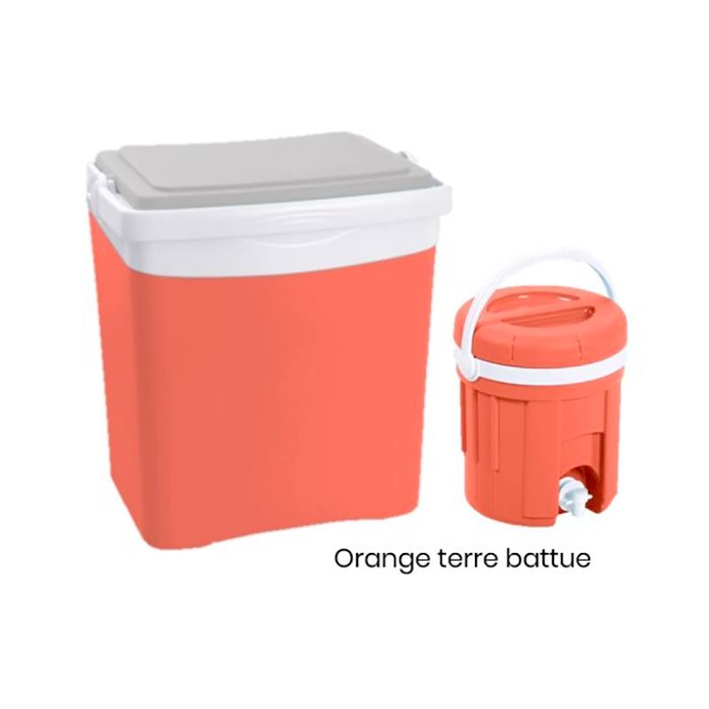 Nevera Portátil 25L con Fuente de Bebida 4L