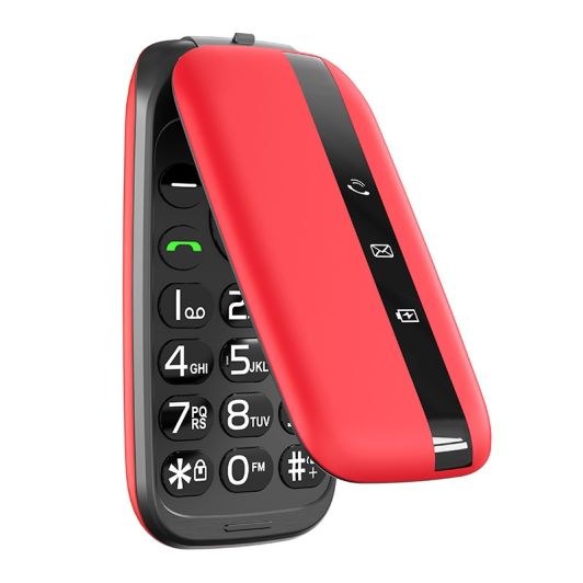 DANEW K43 Móvil Plegable 4G Rojo
