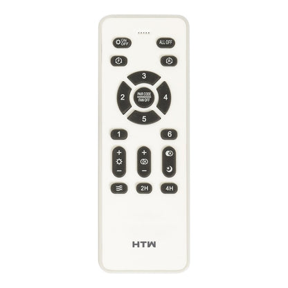 HTW Ventilador de Techo Retráctil Blanco 6 Velocidades