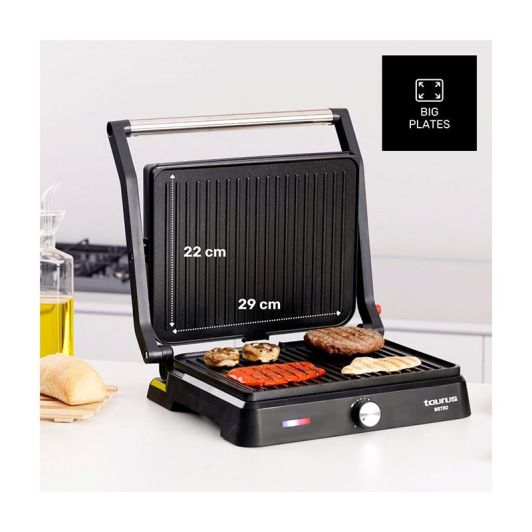 TAURUS BISTRO Grill 2 en 1 2600W de Cocina