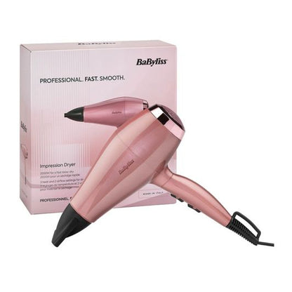 Babyliss 5913PE Secador de Pelo 2000W Motor HTDC Rosa Petl