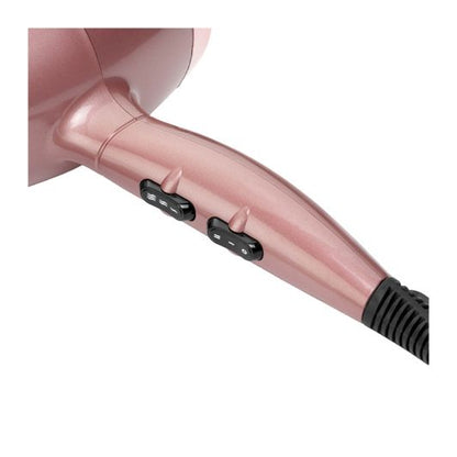 Babyliss 5913PE Secador de Pelo 2000W Motor HTDC Rosa Petl