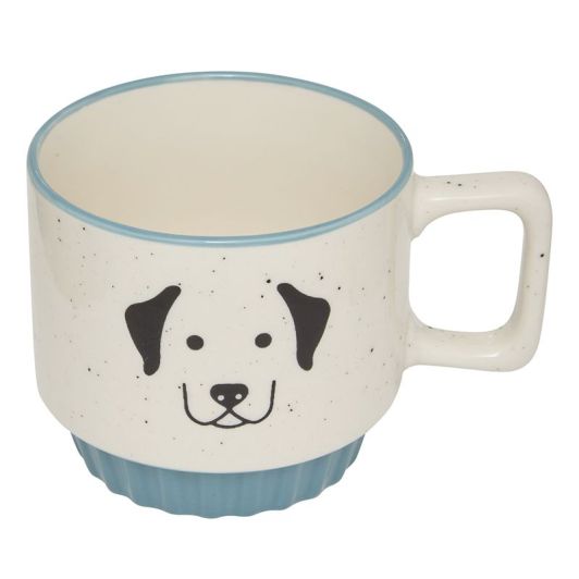 TazaGrande Animales 30 cl Cerámica con Gato y Perro