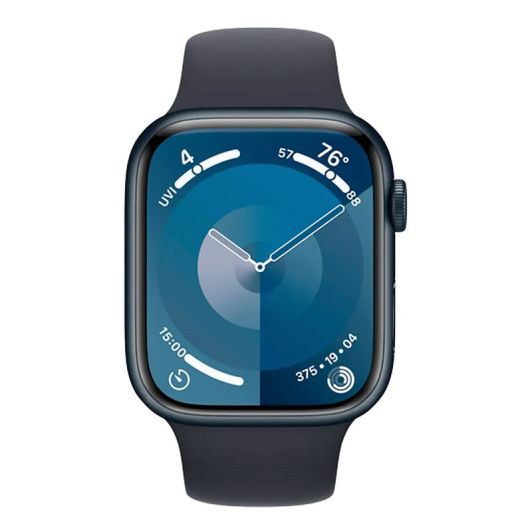 Apple Watch S9 Reloj Inteligente 45 mm GPS Negro Reacondicionado A+