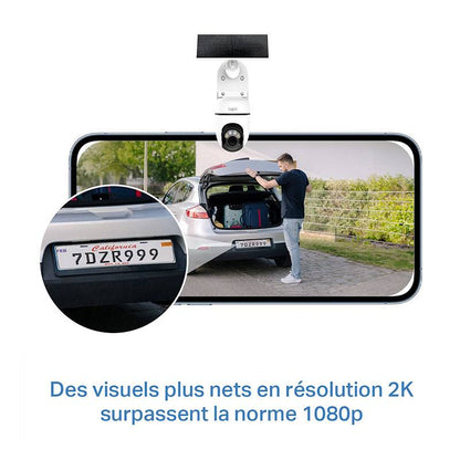 TAPO TC90 Cámara de Seguridad Solar 2K 360°