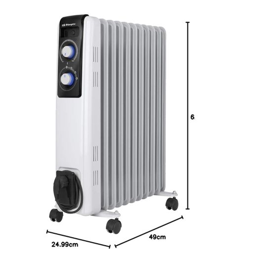 Orbegozo RF 2500 Radiador de Aceite 11 Elementos Blanco
