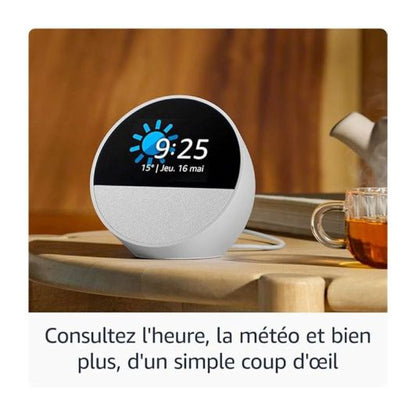 Amazon Echo Spot Altavoz Bluetooth con Alexa Azul