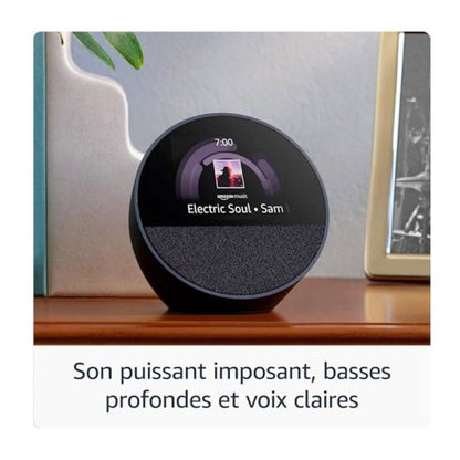 Amazon Echo Spot Altavoz Bluetooth con Alexa Azul
