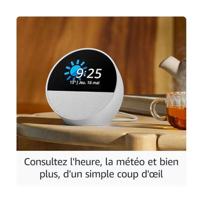 Amazon Echo Spot Blanco Altavoz Inteligente con Alexa