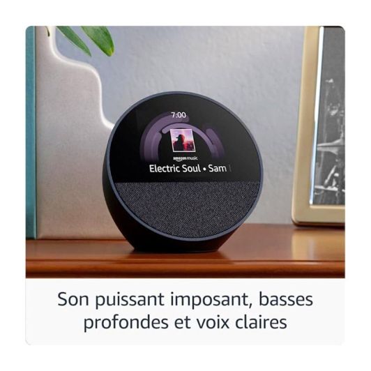 Amazon Echo Spot Blanco Altavoz Inteligente con Alexa