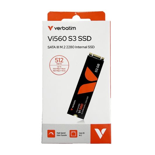 VERBATIM NV3 SSD Interno M.2 512GB Aluminio Negro