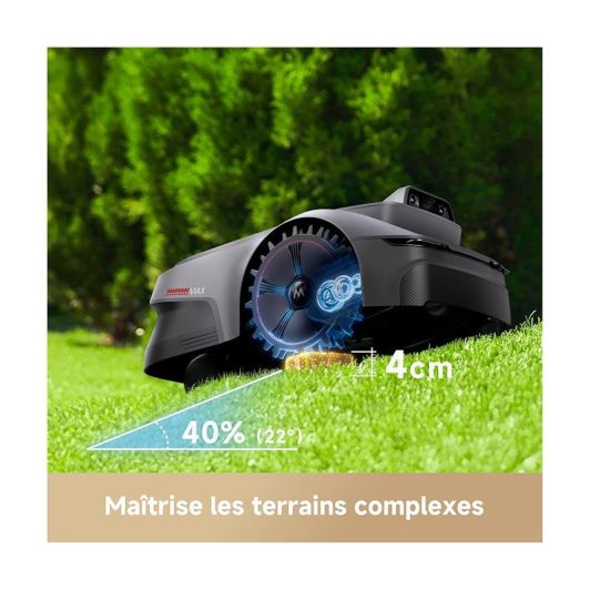 DREAME MOVA ViAX 300 Robot Cortacésped 20 cm Ancho, 57 dB, 60 m²/h