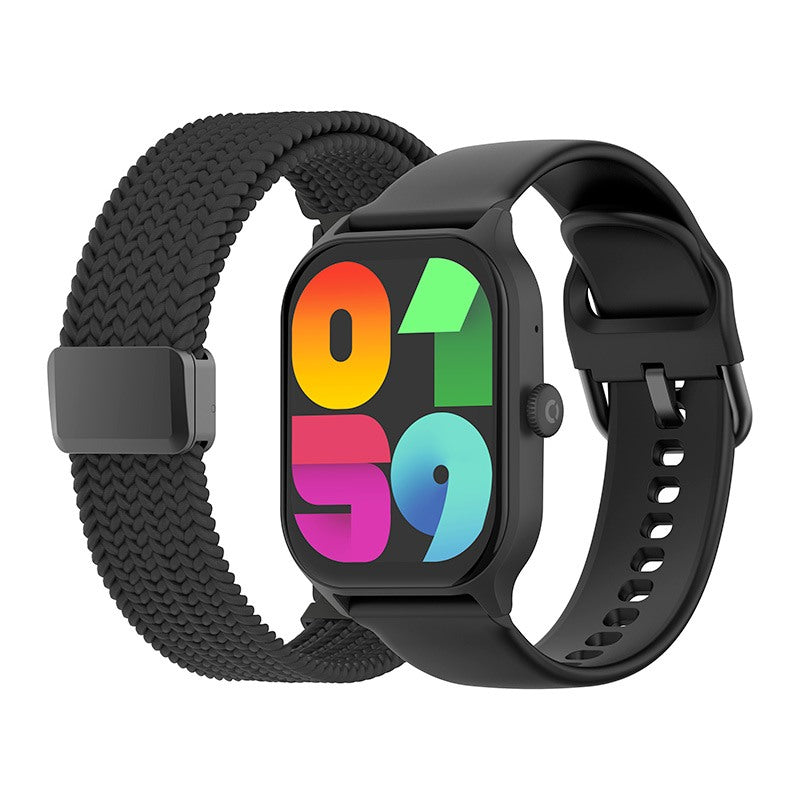Echo Rainbow Mesh Reloj Inteligente Negro con 2 Correas