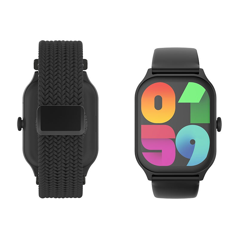 Echo Rainbow Mesh Reloj Inteligente Negro con 2 Correas