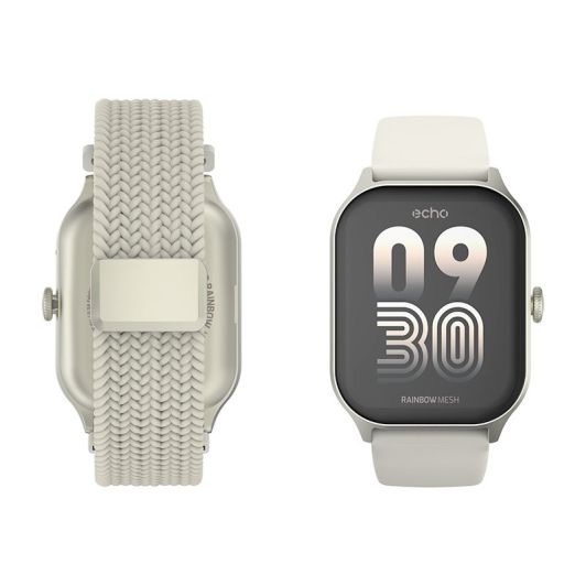 Echo Rainbow Mesh Reloj Inteligente Blanco con 2 Correas